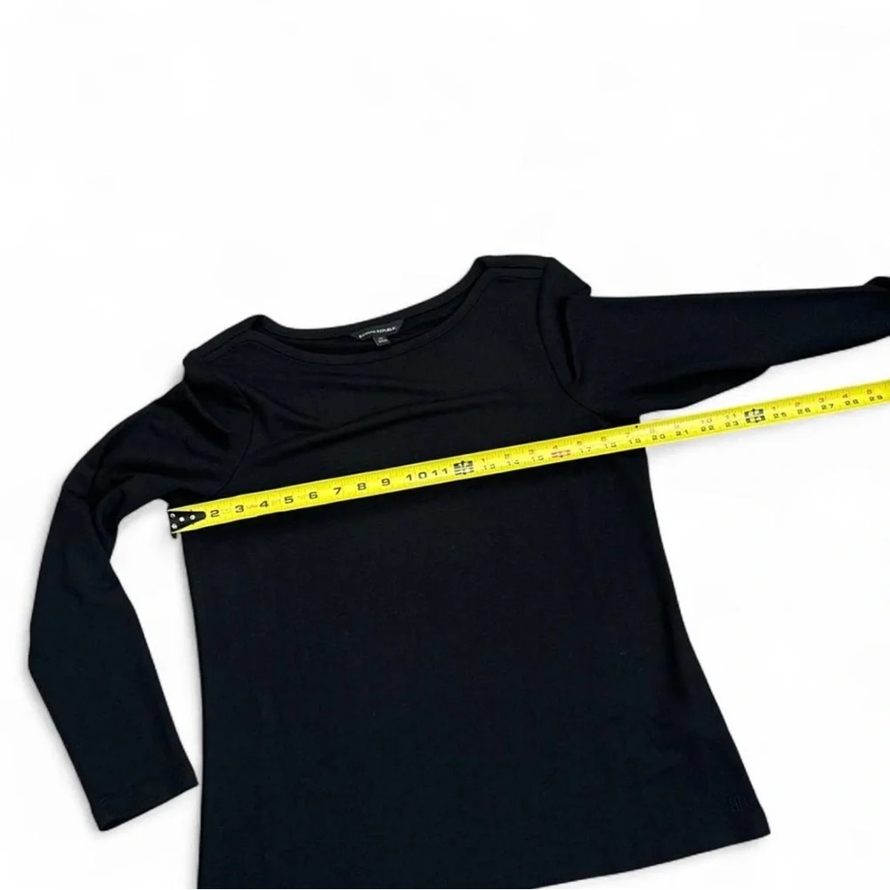 Banana Republic Black Long Sleeve Top - Picture 4 of 5